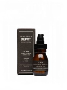 DEPOT NO. 505 CONDITIONING BEARD OIL (Leather & Wood) - olejek do brody, 30ml