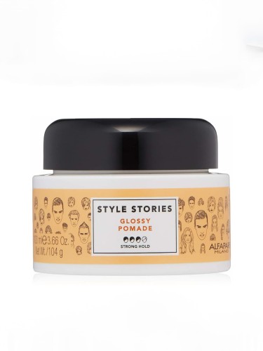 ALFAPARF MILANO STYLE STORIES GLOSSY POMADE - nabłyszczająca pomada do stylizacji, 100ml