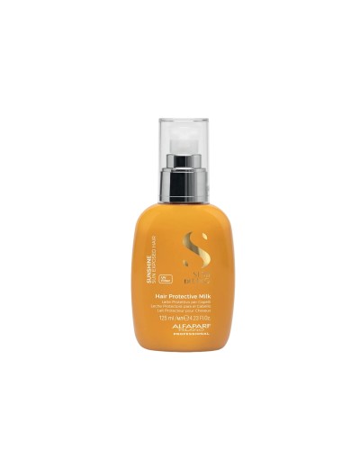 ALFAPARF MILANO SEMI DI LINO BEFOR/AFTER - SUN HAIR PROTECTIVE MILK - mleczko do włosów przed/po promieniowaniu słonecznym, 125ml