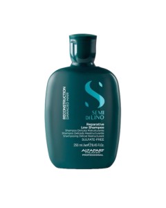 ALFAPARF MILANO SEMI DI LINO RECONSTRUCTION REPERATIVE LOW SHAMPOO - szampon regenerujący do włosów zniszczonych, 250ml