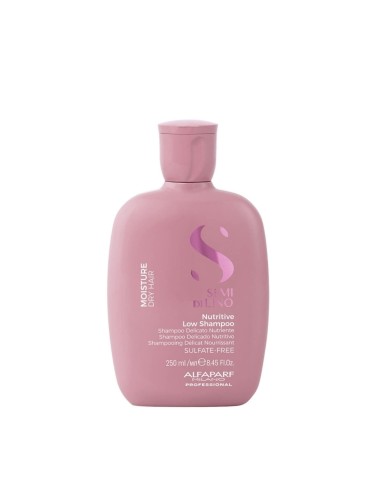 ALFAPARF SEMI DI LINO MOISTURE NUTRITIVE LOW SHAMPOO - szampon nawilżający do włosów suchych, 250ml