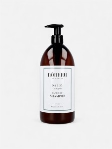 Noberu of Sweden No 106 Dandruff Shampoo Eucalyptus - szampon przeciwłupieżowy do włosów, 1000ml