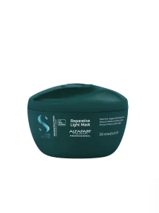ALFAPARF MILANO SEMI DI LINO RECONSTRUCTION REPARATIVE LIGHT MASK -  lekka maska regenerująca do włosów cienkich i zniszczonych, 200ml