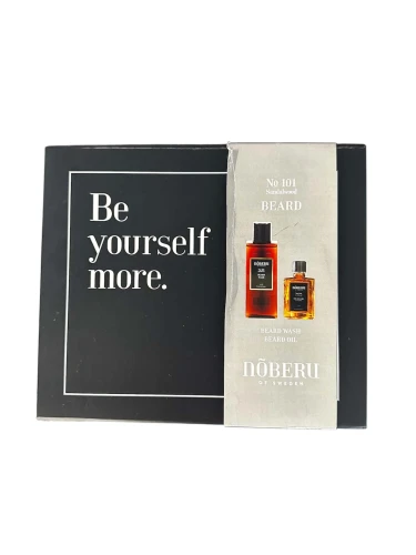Nõberu of Sweden No. 101 Sandalwood ZESTAW BEARD WASH & BEARD OIL