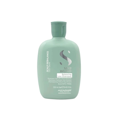 ALFAPARF MILANO SEMI DI LINO SCALP REBALANCE BALANCING LOW SHAMPOO - szampon regulujący do włosów przetłuszczających się, 250ml