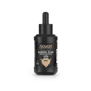 NOVON BARBER CLUB BEARD RESTORATIVE OIL - regenerujący olejek do brody, 60ml