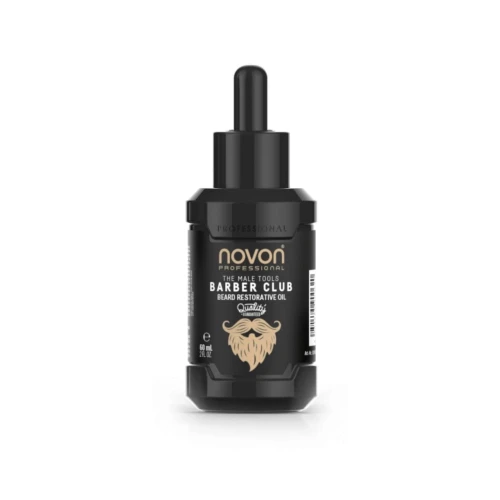 NOVON BARBER CLUB BEARD RESTORATIVE OIL - regenerujący olejek do brody, 60ml
