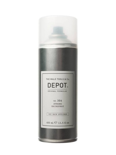 Depot NO. 306 STRONG HAIRSPRAY - lakier do włosów dodający objętości i mocne utrwalenie, 400ml